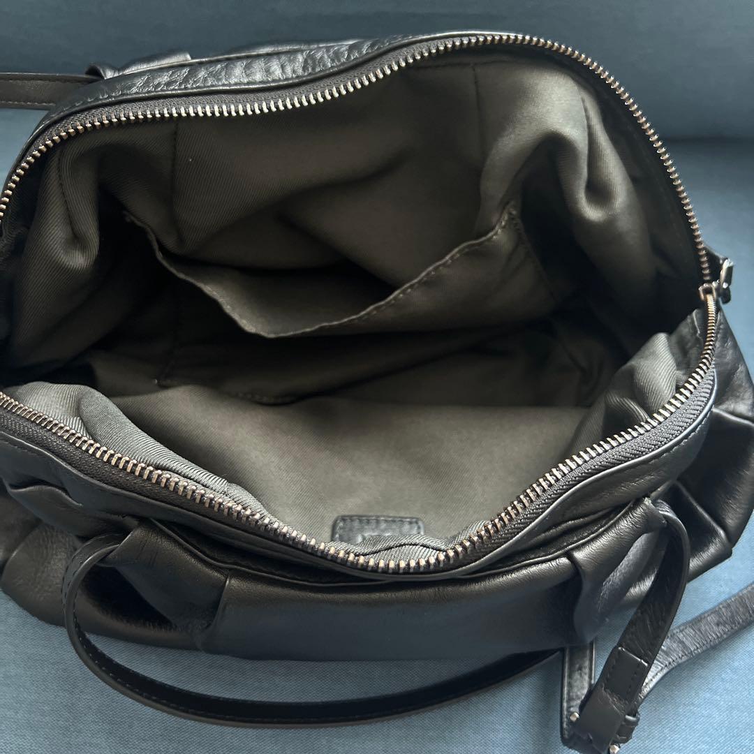 本革 430g コロンボストンバッグ ブラック イアパピヨネ