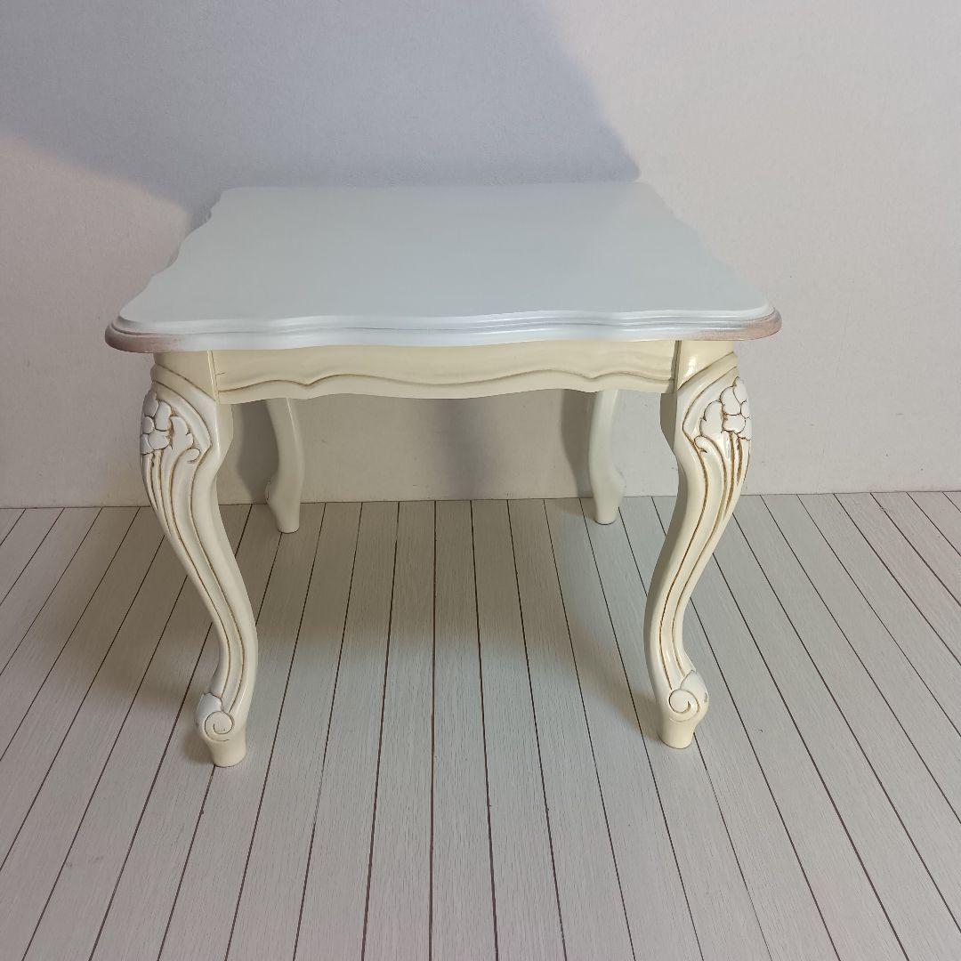 ロココ調　猫脚　White　テーブル　姫系