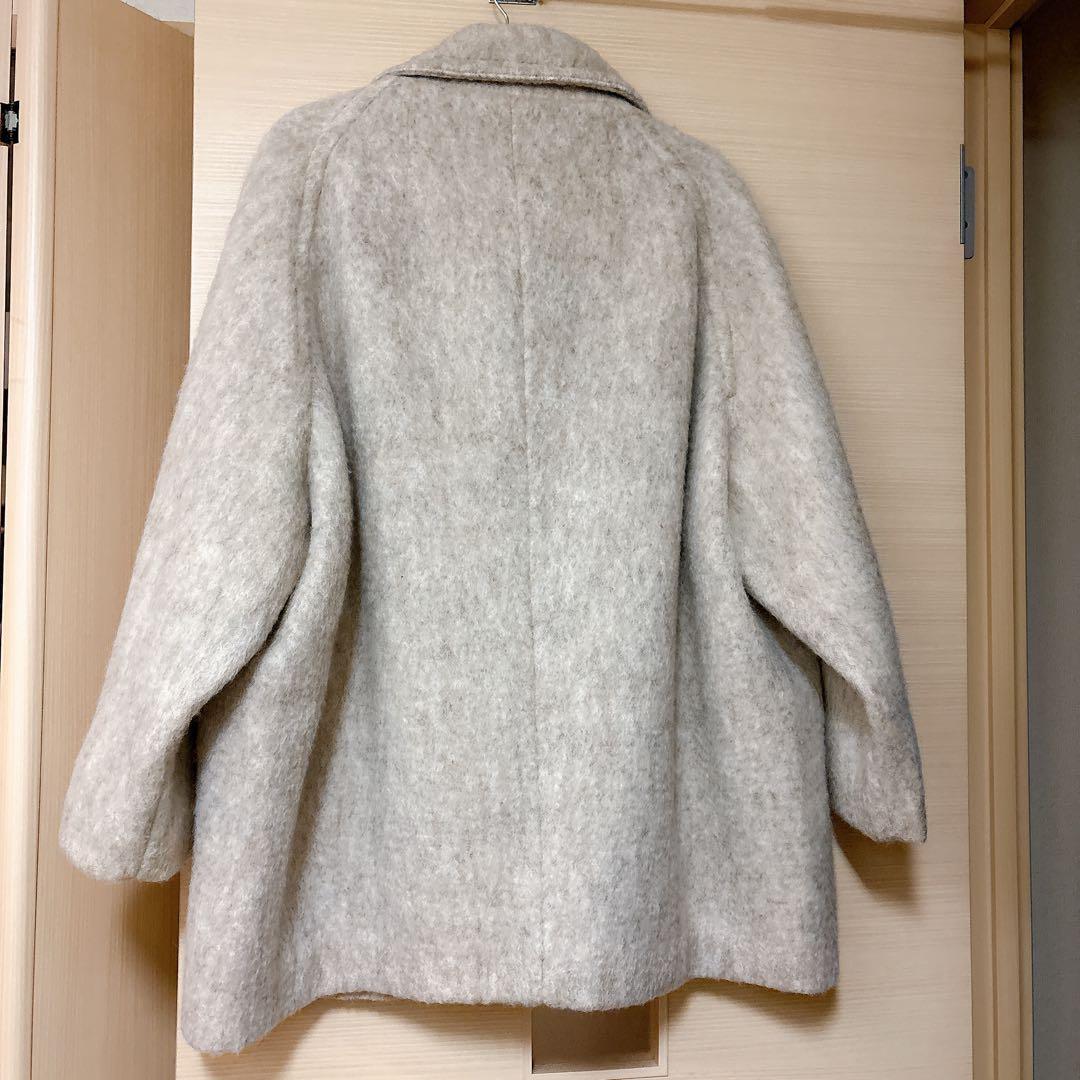 エメルリファインズ ダブルボタン　シャギー　コート