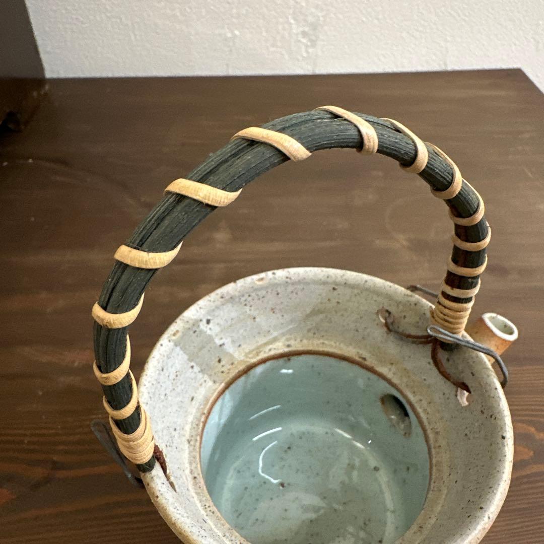 土瓶蒸し器　素焼き　4セットと受け皿1枚付き