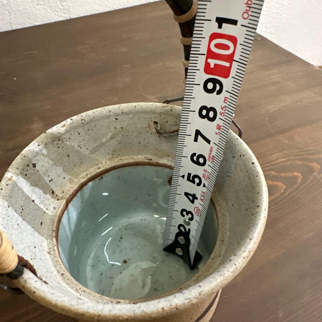 土瓶蒸し器　素焼き　4セットと受け皿1枚付き