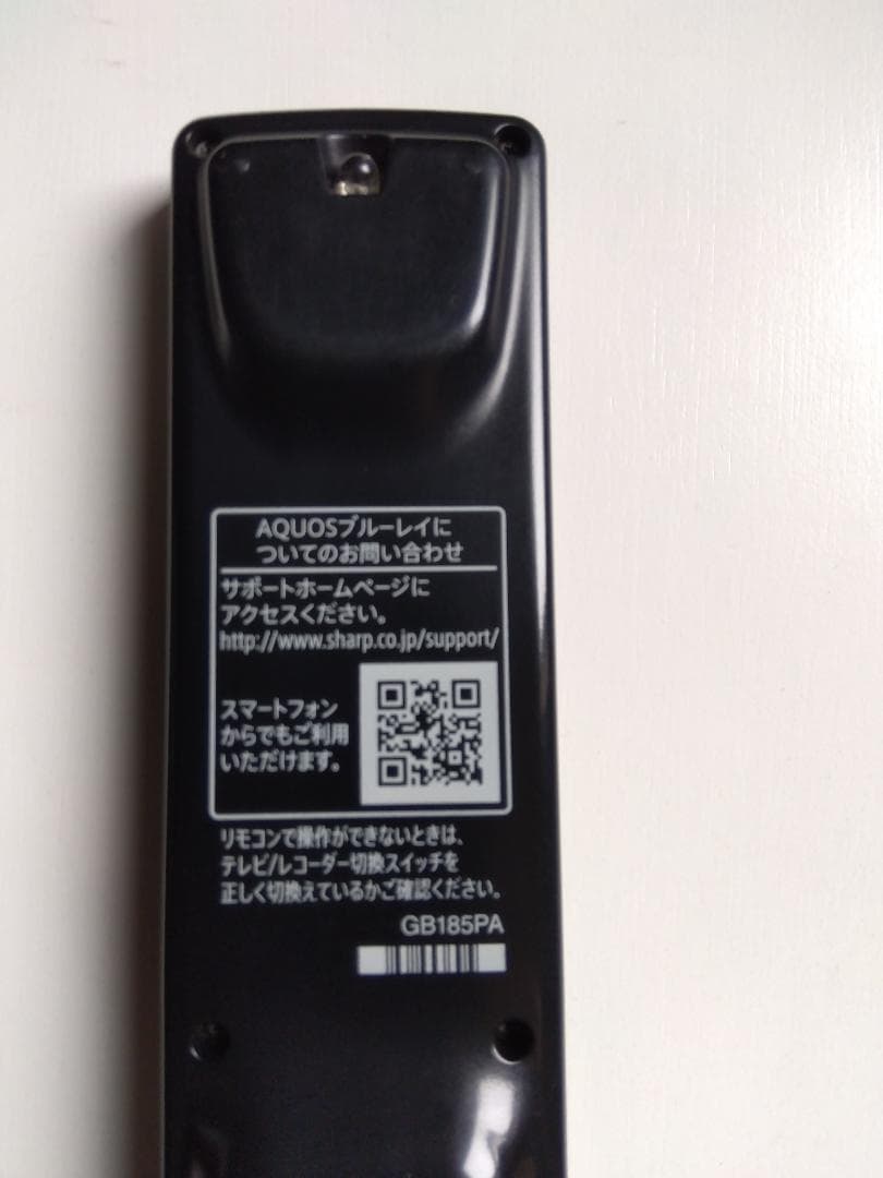 AQUOS　ブルーレイレコーダBD-W580　 純正リモコン付き 【2016年】