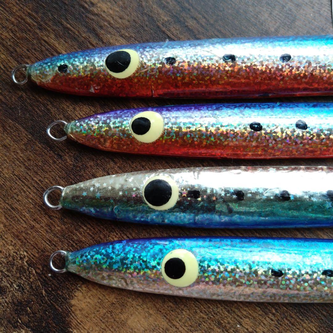 青物用ハンドメイドジグ中古品 4本 26-4