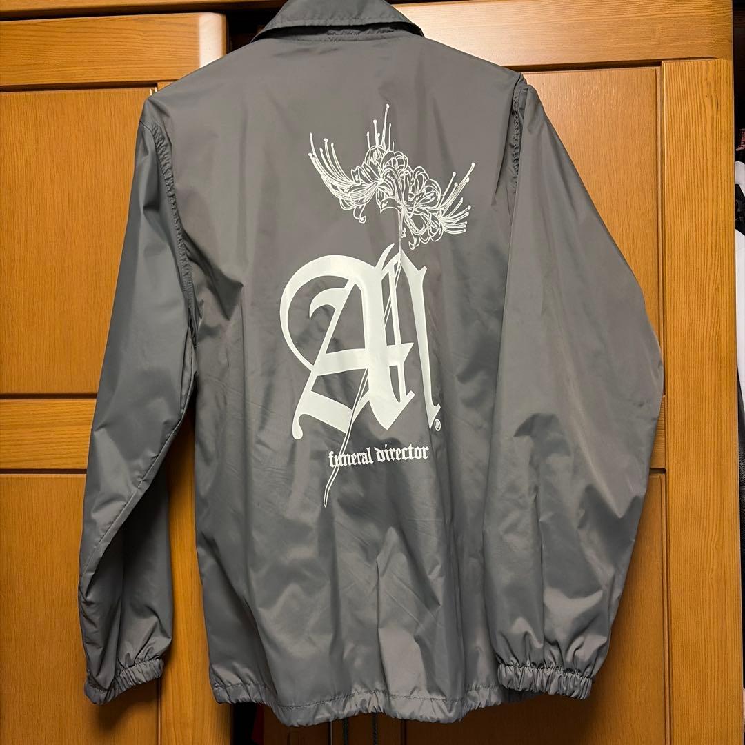 AHMURDERSグレー ナイロンジャケット彼岸花