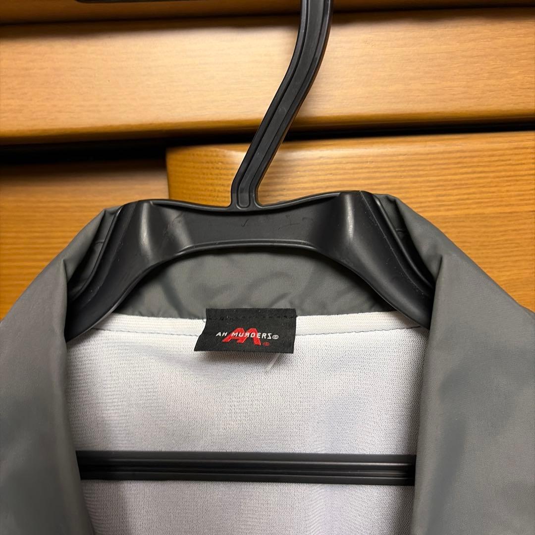 AHMURDERSグレー ナイロンジャケット彼岸花