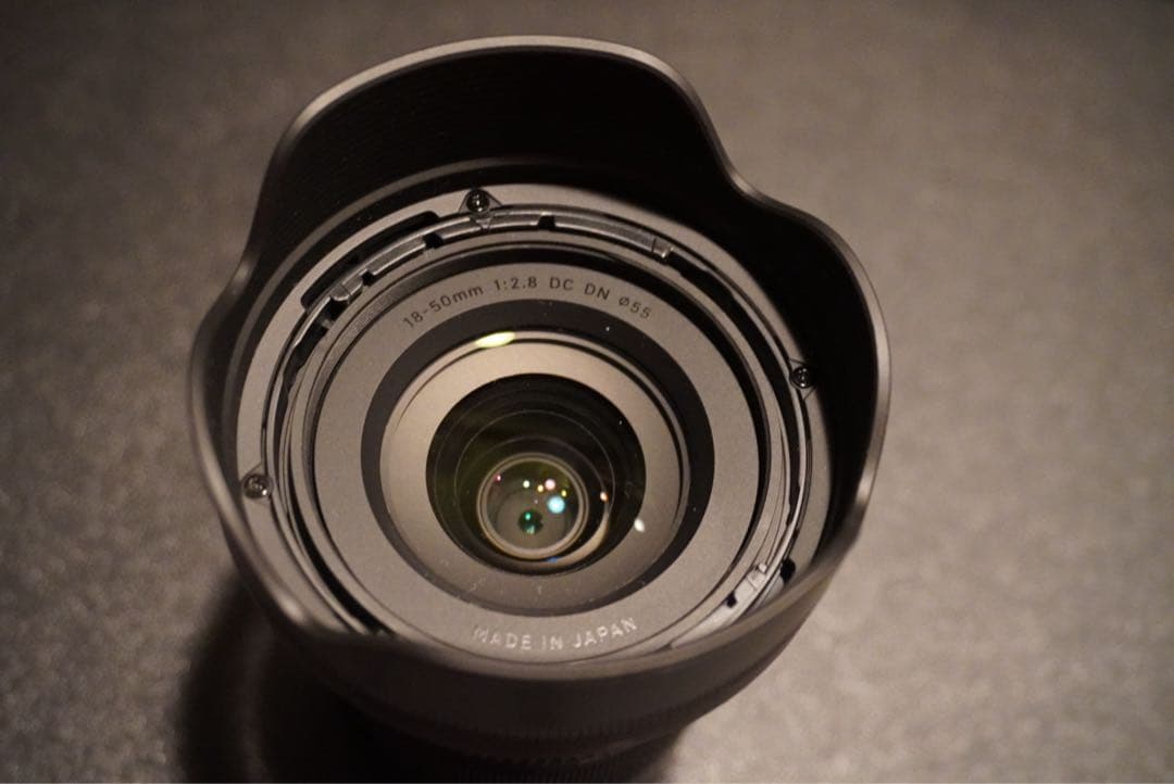 カメラレンズ　SIGMA 18-50mm F2.8 Sony E用