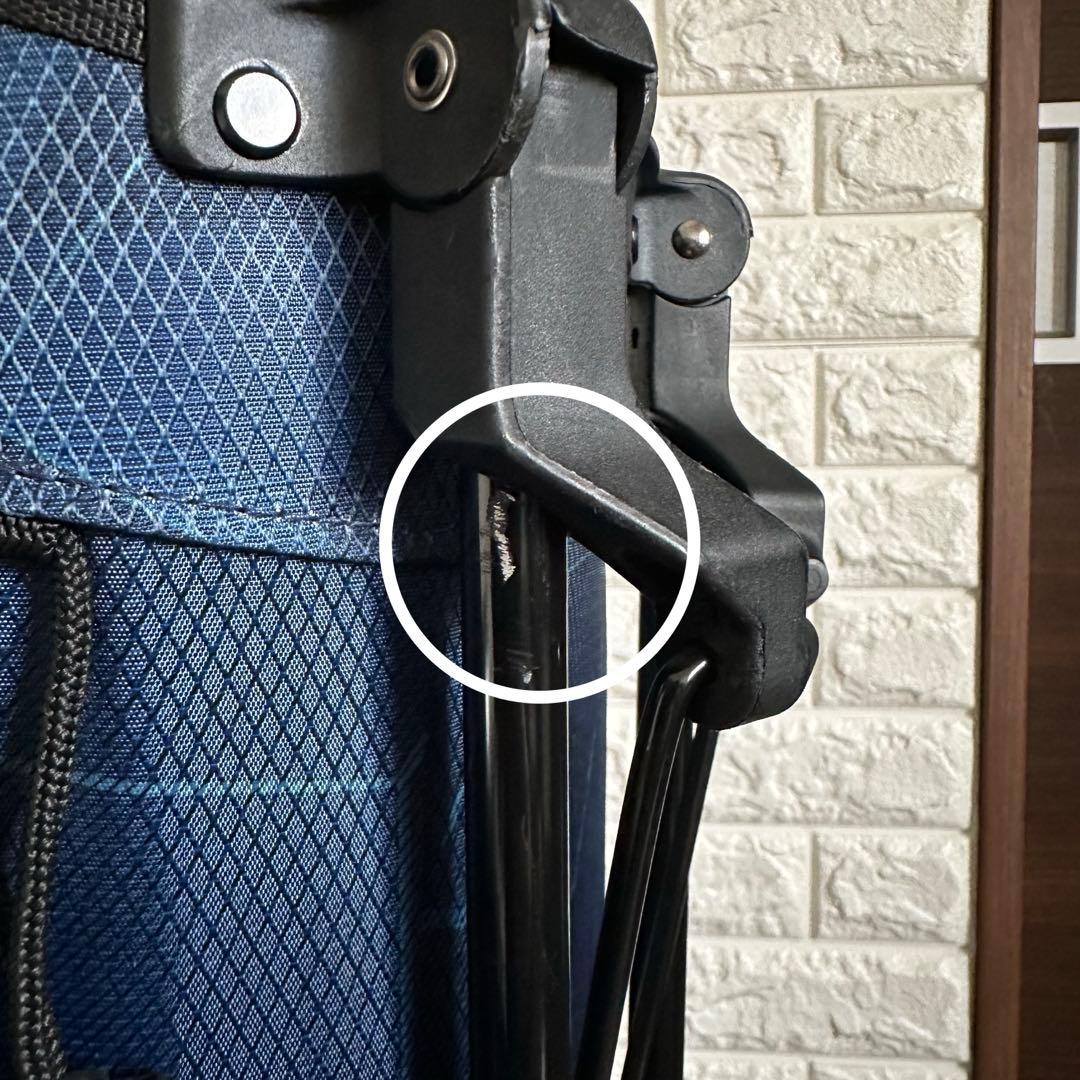 美品 オークリー BGSTAND 12.0 キャディバック ネイビーカモ 9.5