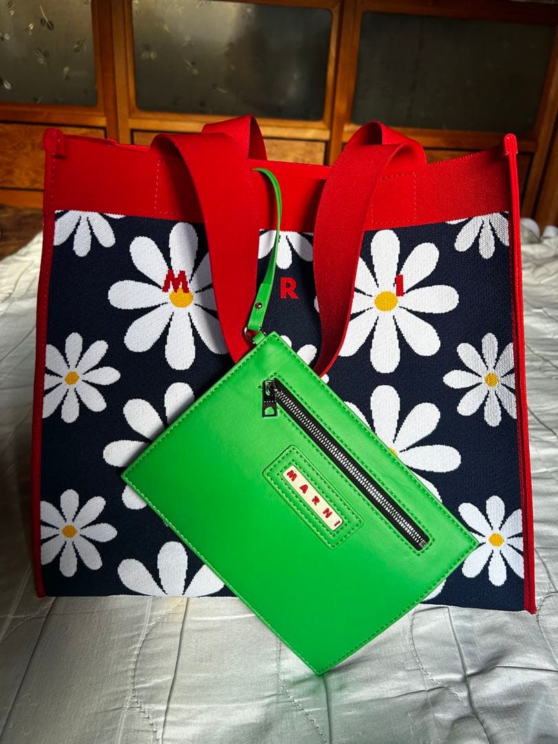 マルニ DAISY SHOPPING BAG デイジーショッピングバッグ 花柄