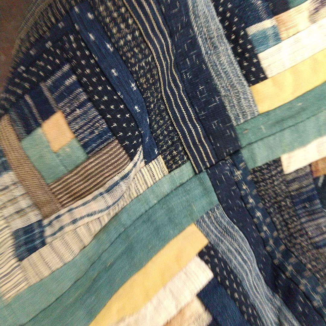 古布 パッチワーク手提げカバン 大きめ