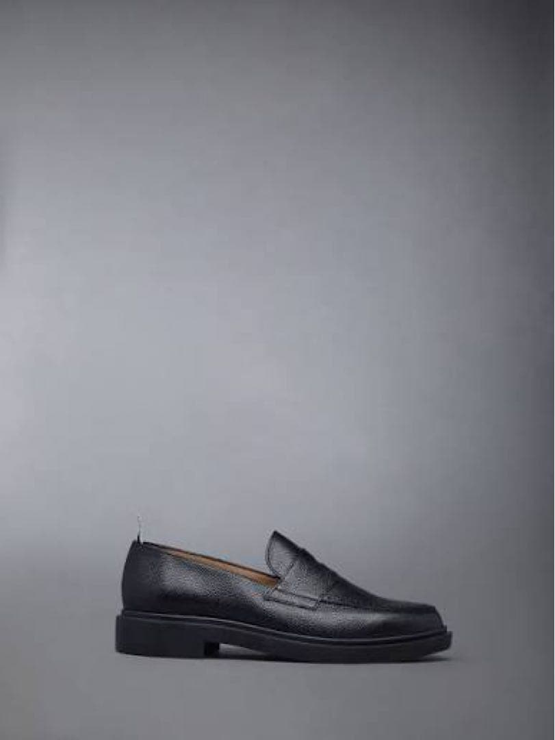 Thom Browne ペブルグレインペニーローファー 黒 US6 25cm