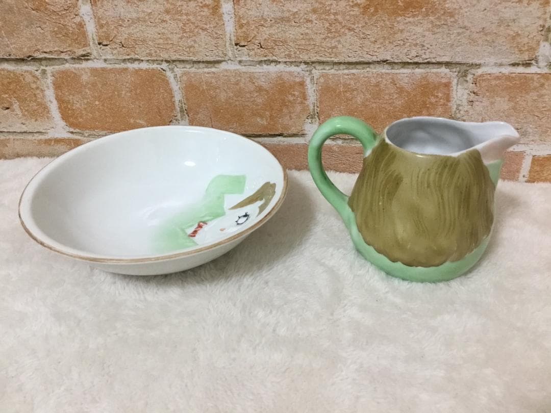 オールドノリタケ ベティ　グーグルアイ カップ&ソーサー