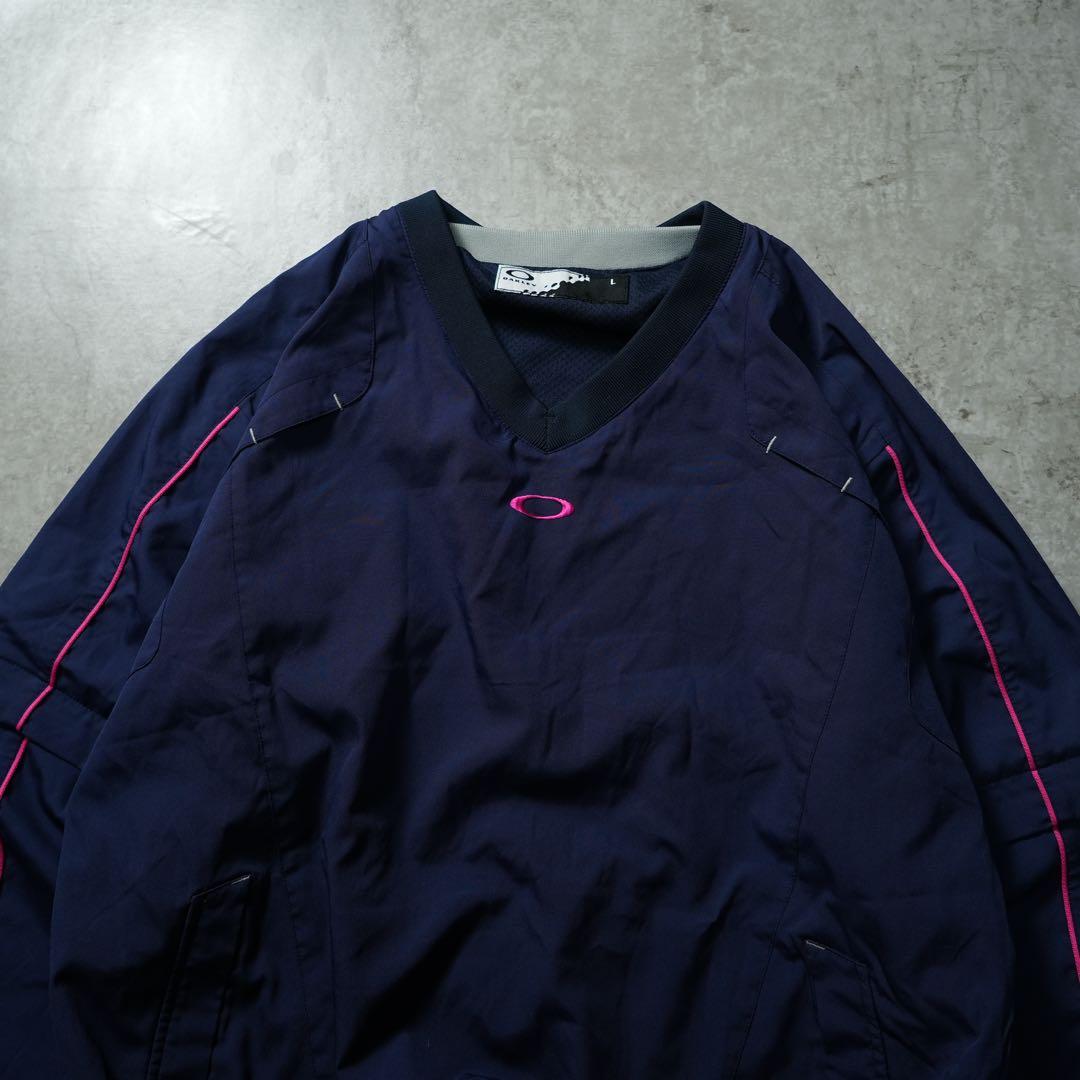 archive OAKLEY プルオーバー ナイロンジャケット センターロゴ