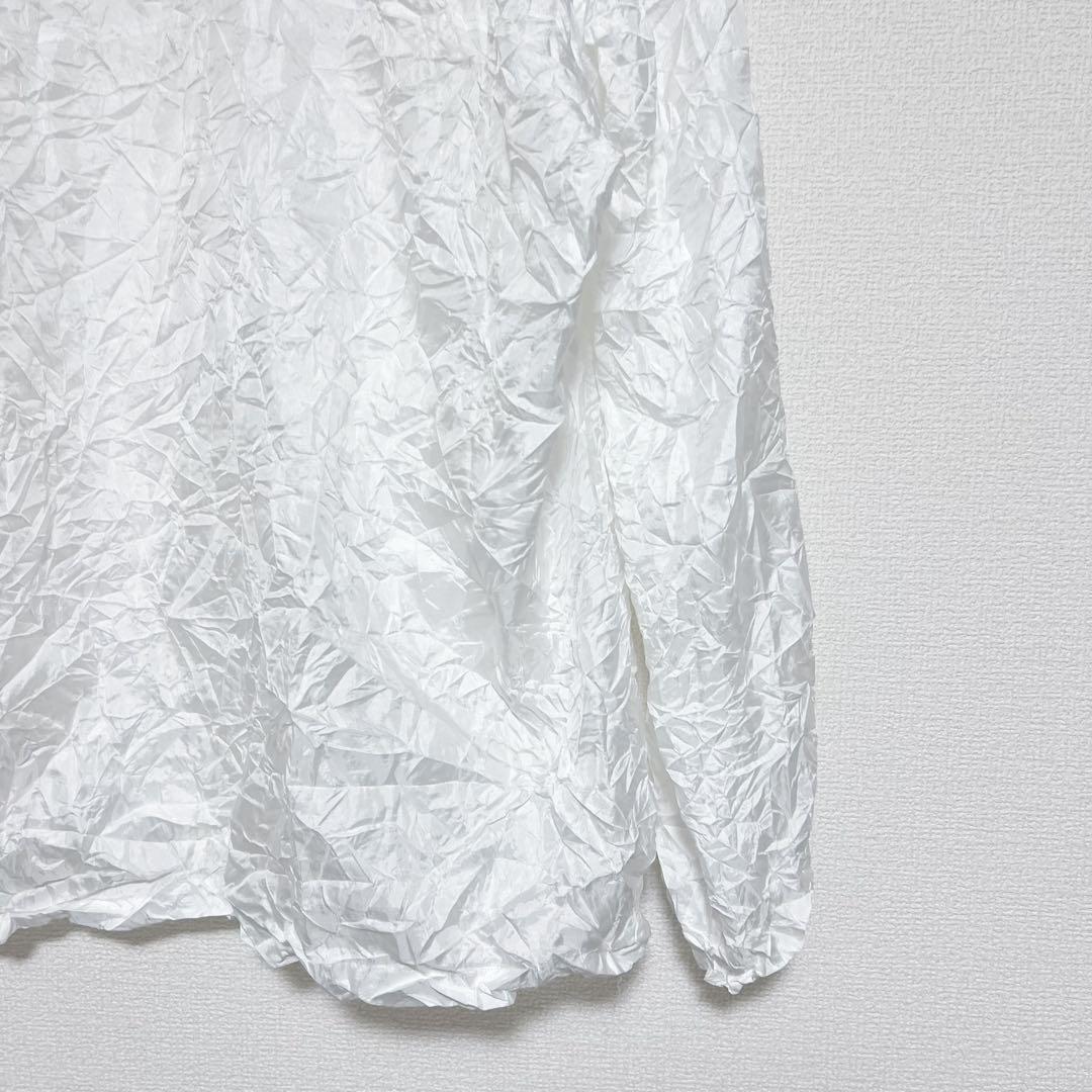 ISSEY MIYAKE イッセイミヤケ シワ加工　ハイネック　トップス