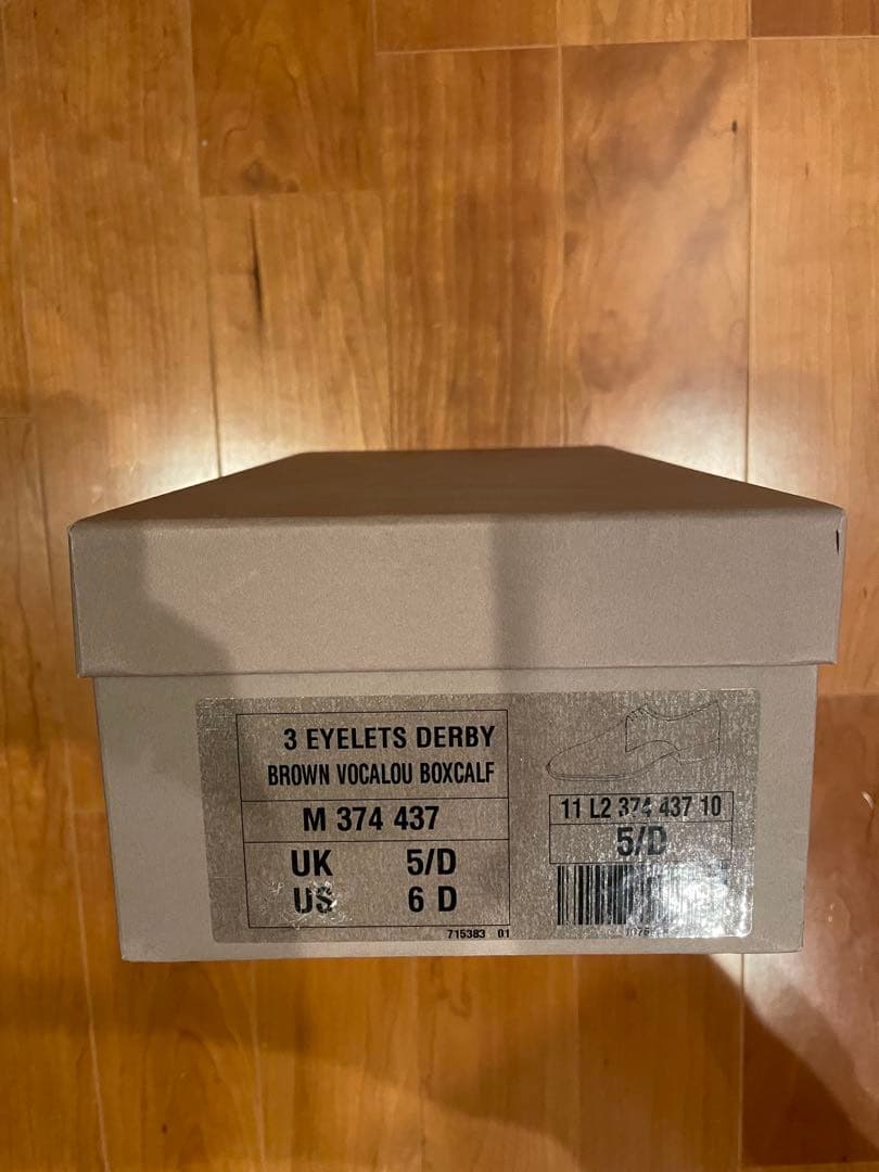 J.M.WESTON シューツリー付 5/D 437 Vフロントダービー