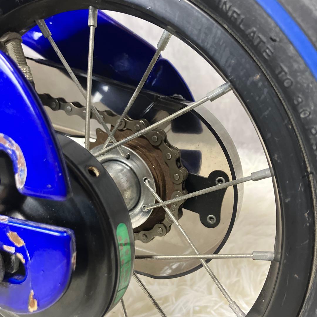 【美品】へんしんバイク 12インチ 青 スタンド＆工具セット付