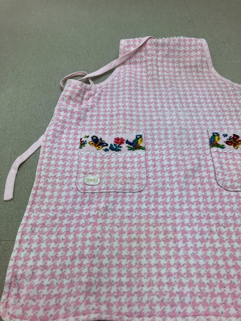 （J10266）FEILER　フェイラー　ハイジ　ピンク　パイル地　エプロン