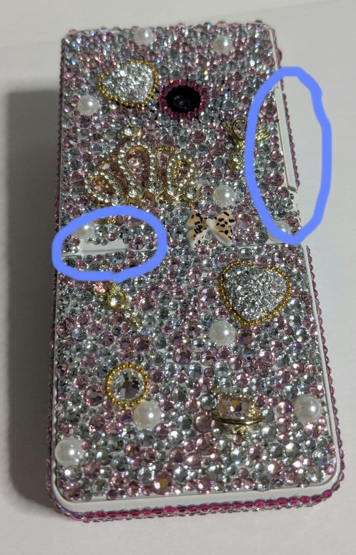 【ハート】デコ電/平成レトロ/ガラケー/ギャル/GAL/キティ/凸電