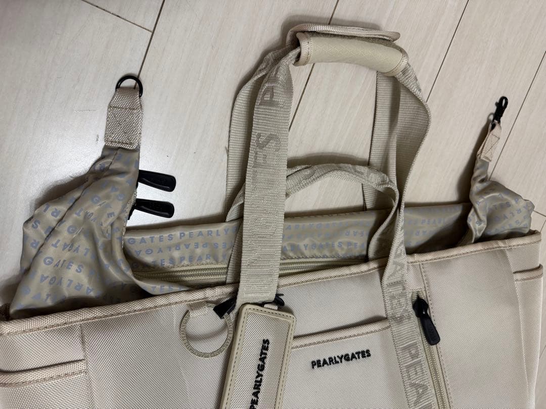 パーリーゲイツ◾️ロッカーバック◾️エッセンシャル　ベージュ