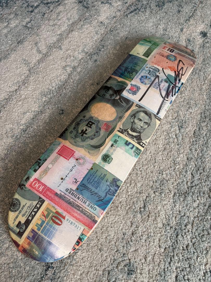 FUTURA 直筆サイン入り スケートデッキ FOR LOVE OR MONEY
