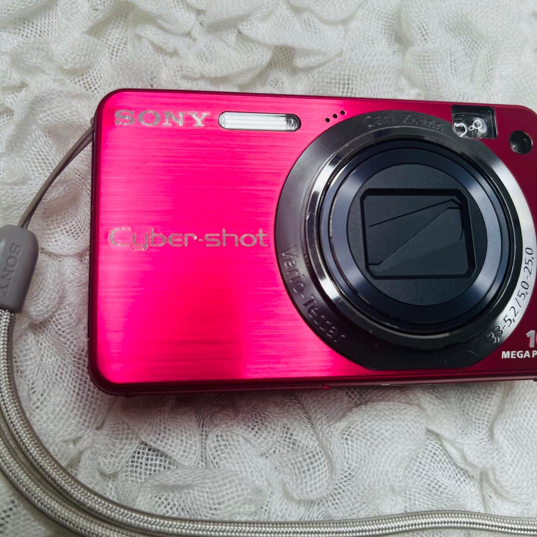 サイバーショットSONYソニーCyber-Shot DSC-W170 赤デジカメ