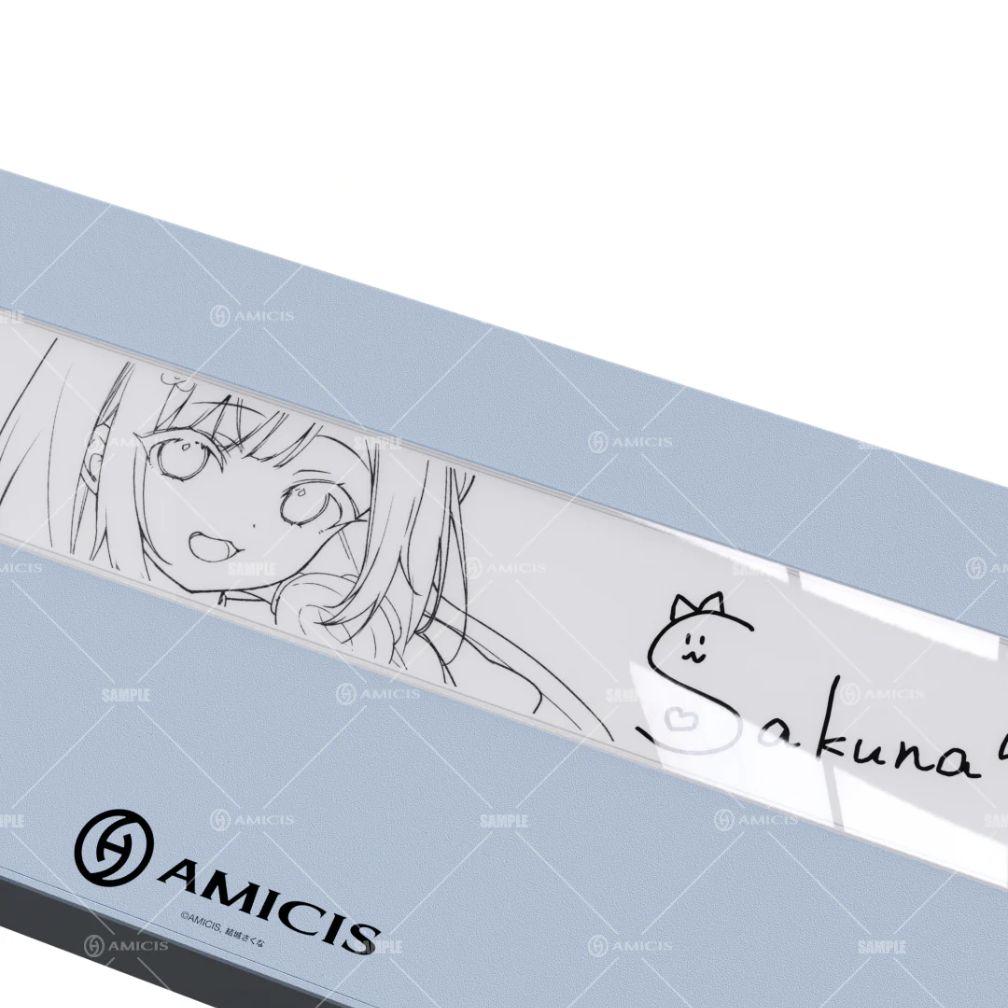 結城さくな×AMICISゲーミングキーボード、マウスパッド、特典カードセット