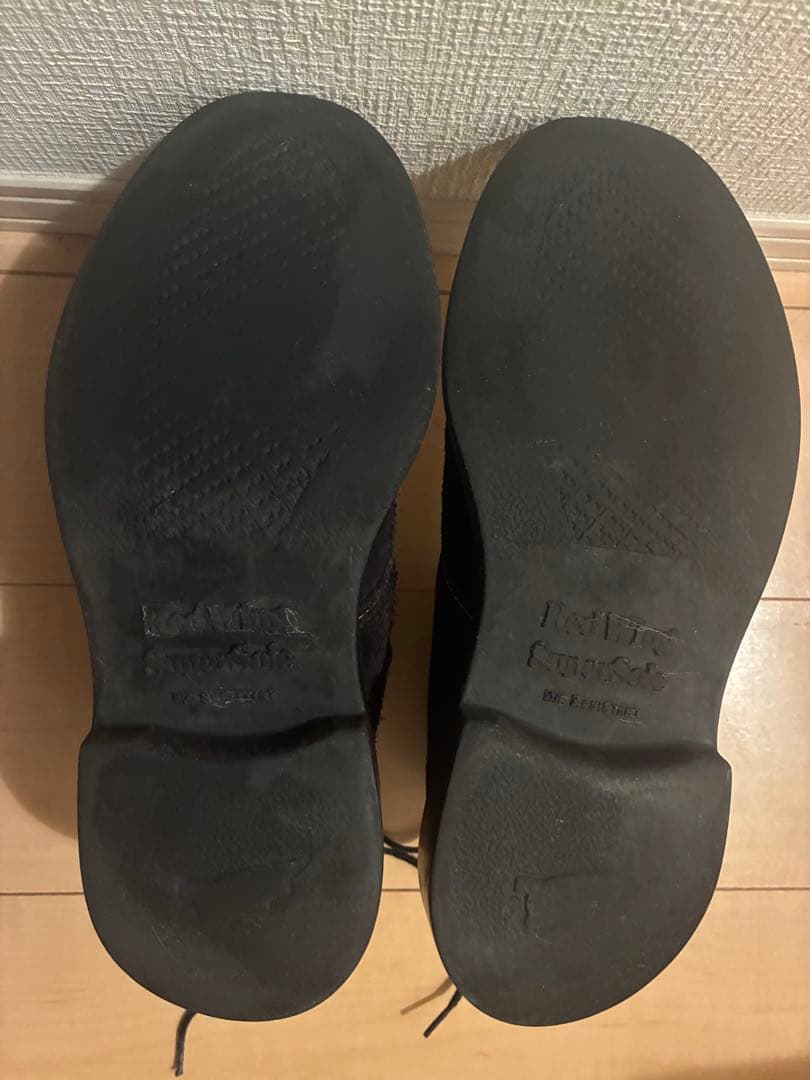 【箱付】レッドウイングBEAMS別注 スーパーソールスエードD8805 ブラック