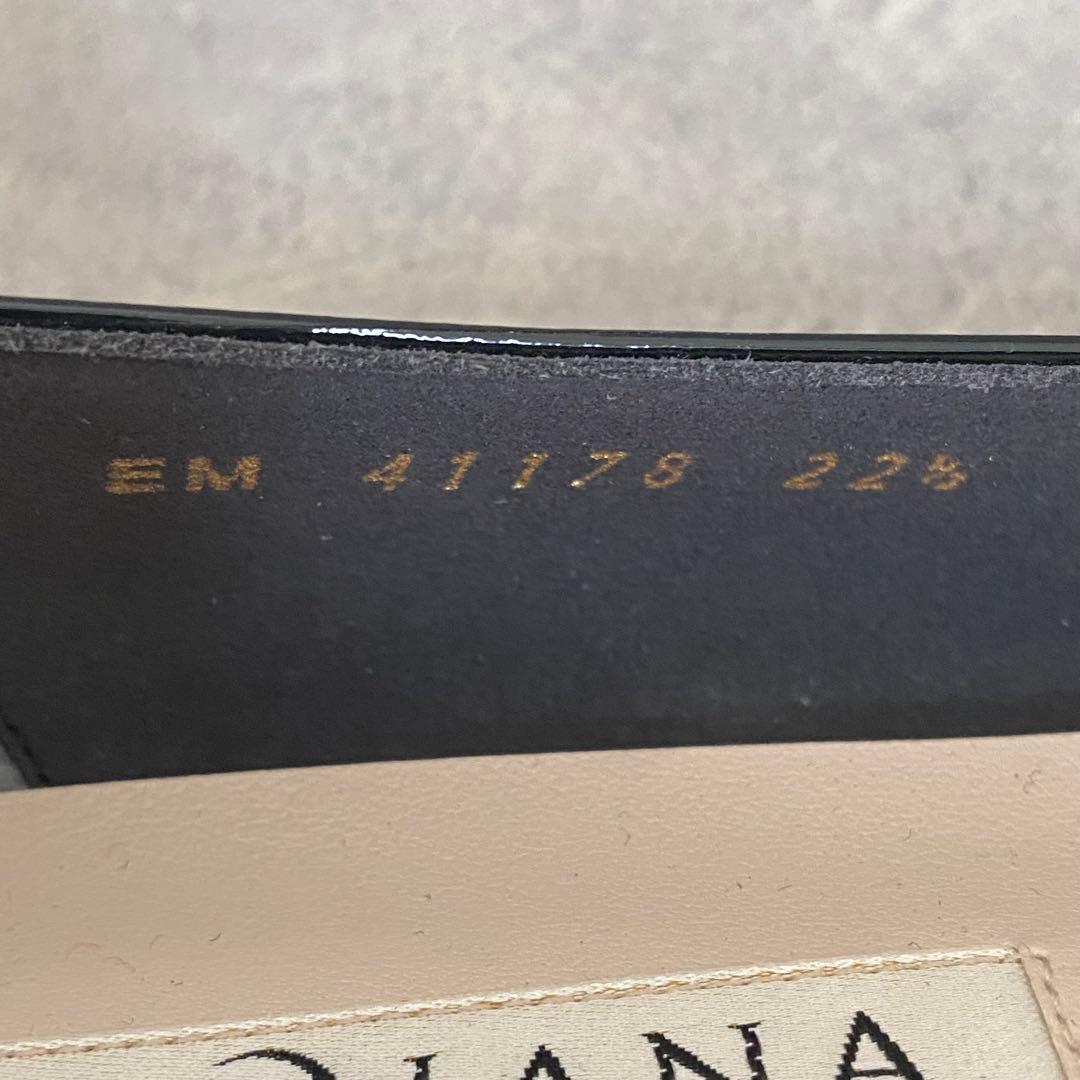 【極美品】DIANA ダイアナ ポインテッドトゥ オペラシューズ リボン