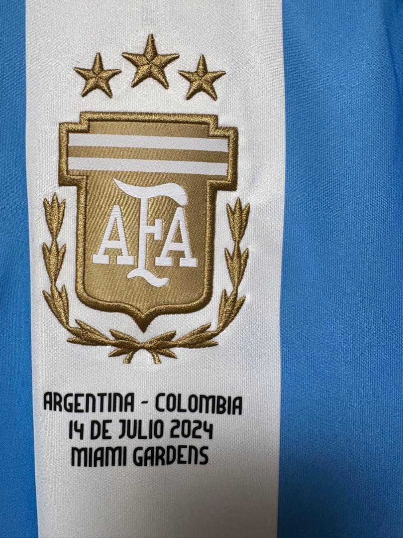 【正規品】アルゼンチン代表 コパアメリカ2024 決勝モデル フルパッチXL