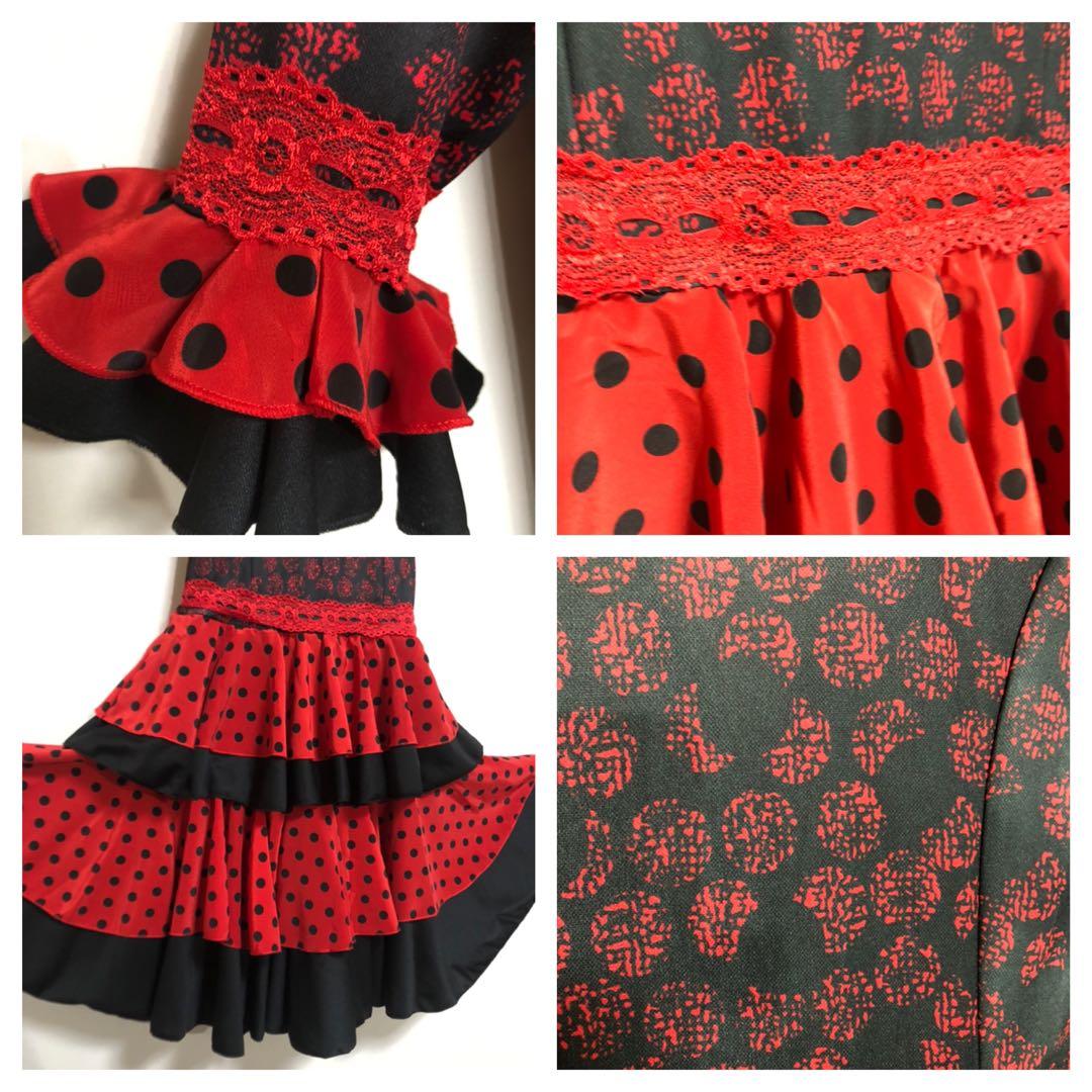 スペイン直輸入✳︎子供フラメンコドレス10歳用