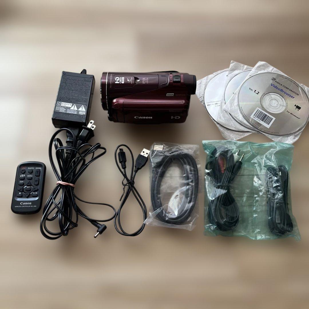 Canon HDビデオカメラ iVIS HF M41 レッド
