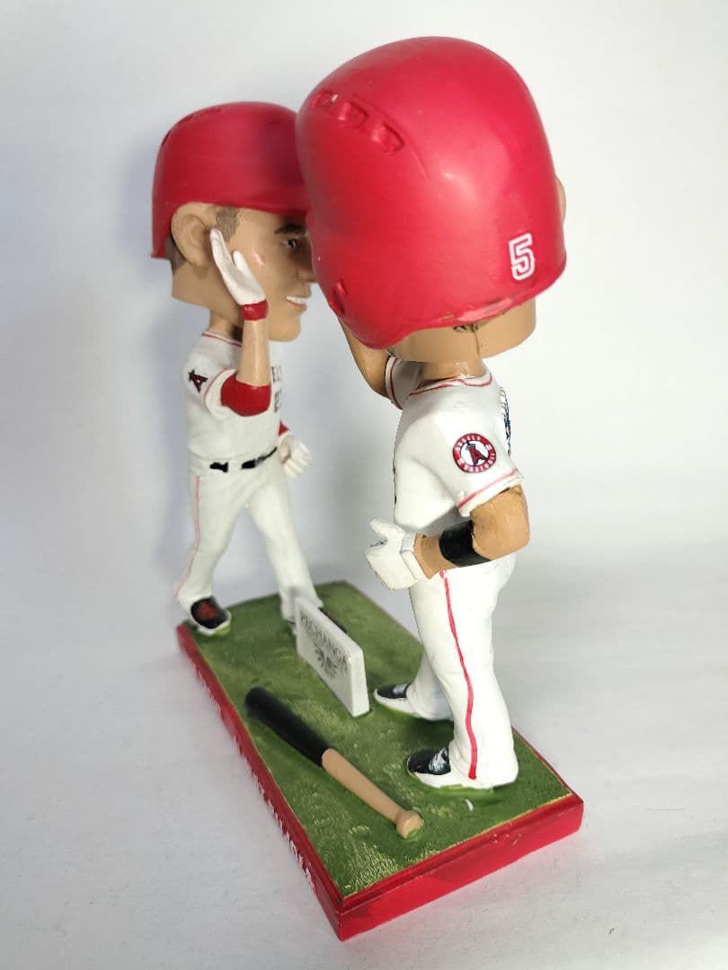 マイク・トラウト&アルバート・プホルス／”40本塁打” ボブルヘッド人形