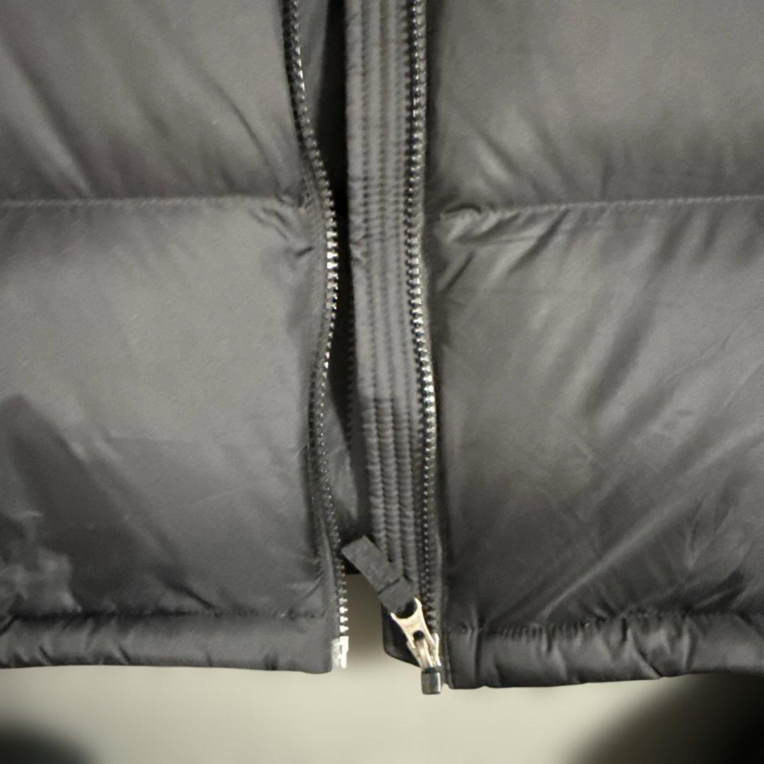 THE NORTH FACE フード付きダウンベスト 黒