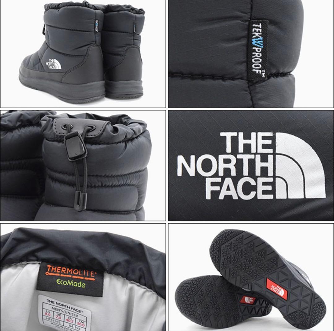 THE NORTH FACEノースフェイスヌプシブーティブーツ黒 25㎝