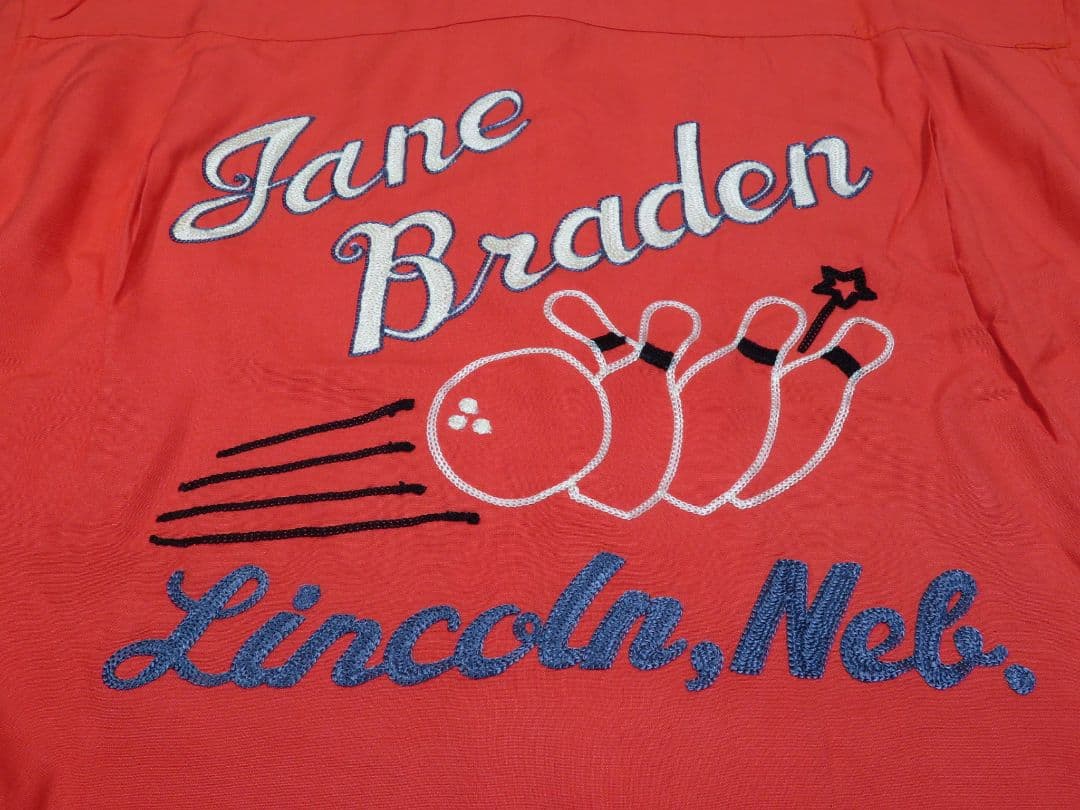 ✅️デットストック M スラップショット チェーンステッチ ボーリングシャツ