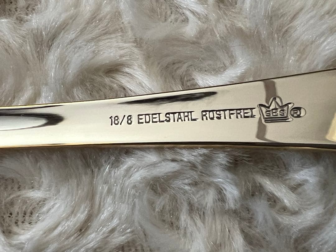 SBS社製　ゾーリンゲン　金彩　カトラリーセット　ディナーセット〈30本セット〉