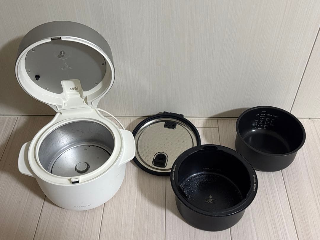 BALMUDA ホワイト炊飯器