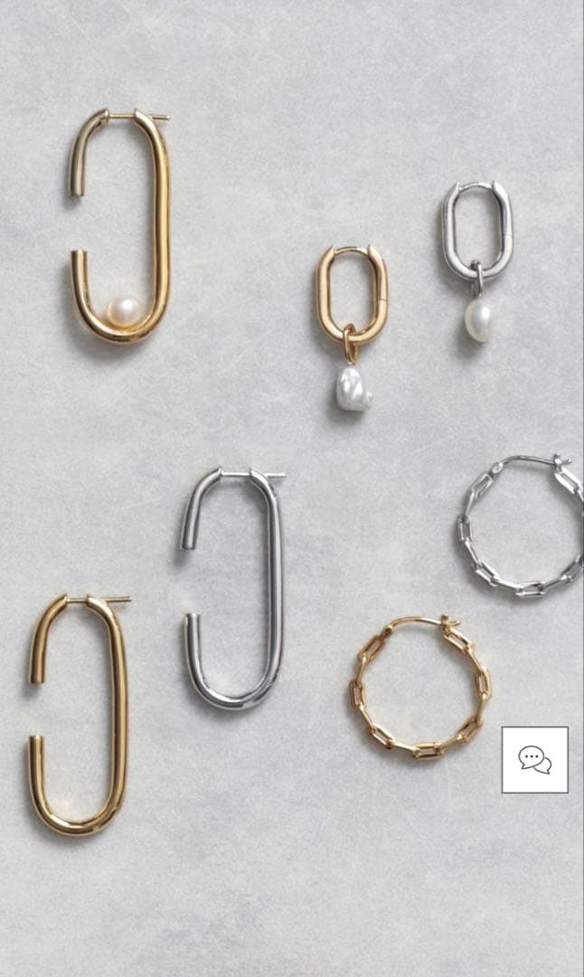 MARIA BLACK ゴールド ピアス(片耳用)