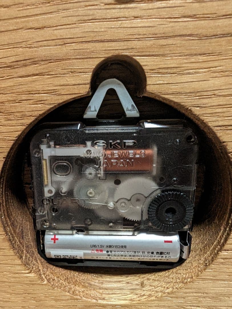 ♥木製１枚木　木製掛け時計　ウッド　　　♥ナチュラル風✨✨✨