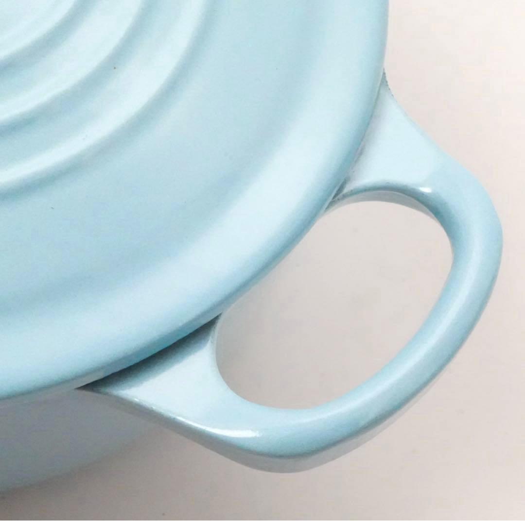 【未使用】LE CREUSET　ココット オーバル サテンブルー　25cm