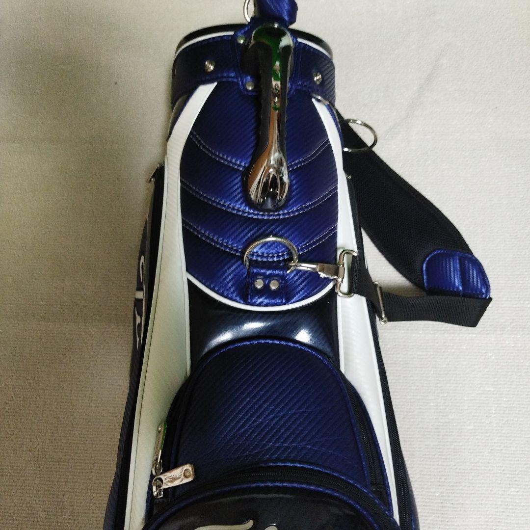 Titleist キャディバッグ ネイビー/ホワイト フードなし