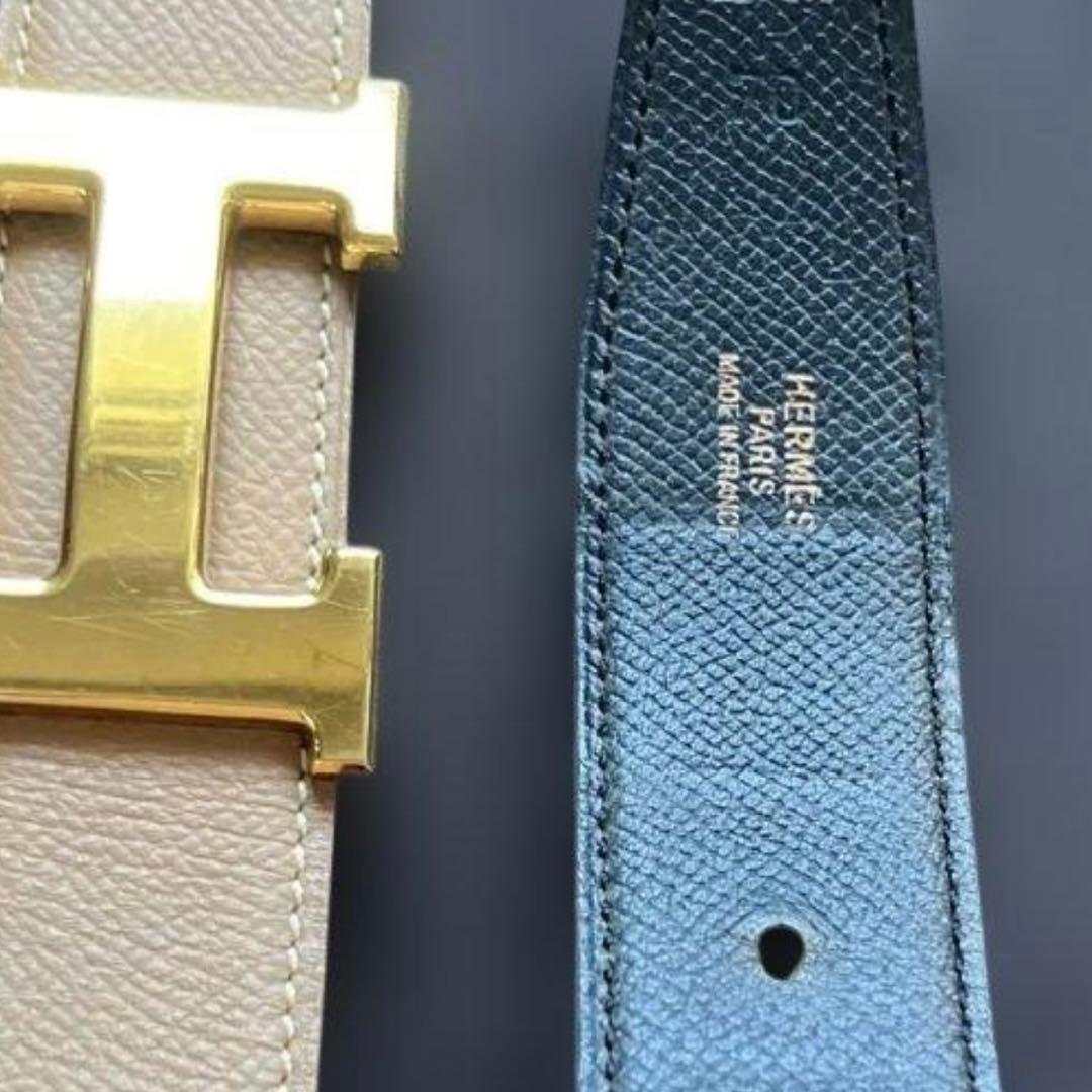 【HERMES 】ゴールド金具・リバーシブル【70】