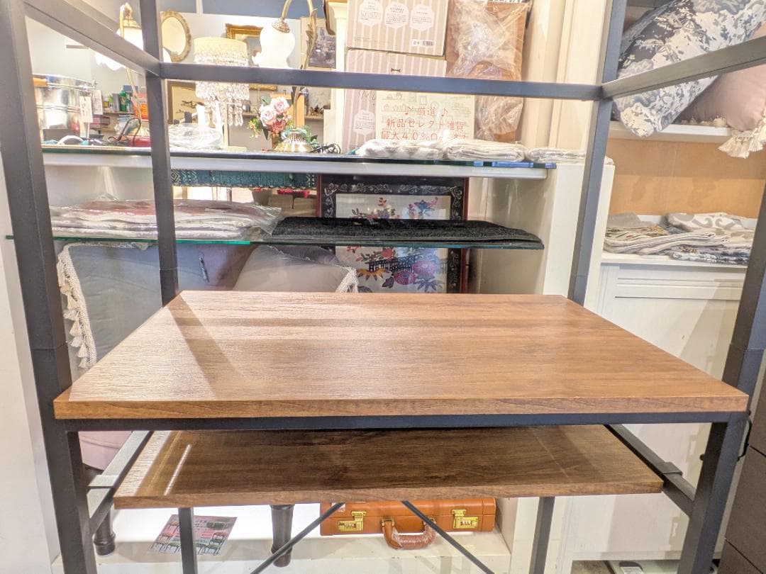 【極美品】 NITORI ラック スリム WAL ヴィンテージ ごみ箱上ラック