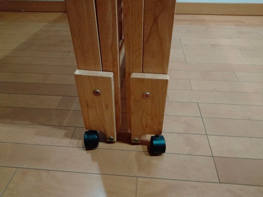 中居木工 折りたたみ ひのき スノコベッド ロータイプ ワイドシングル