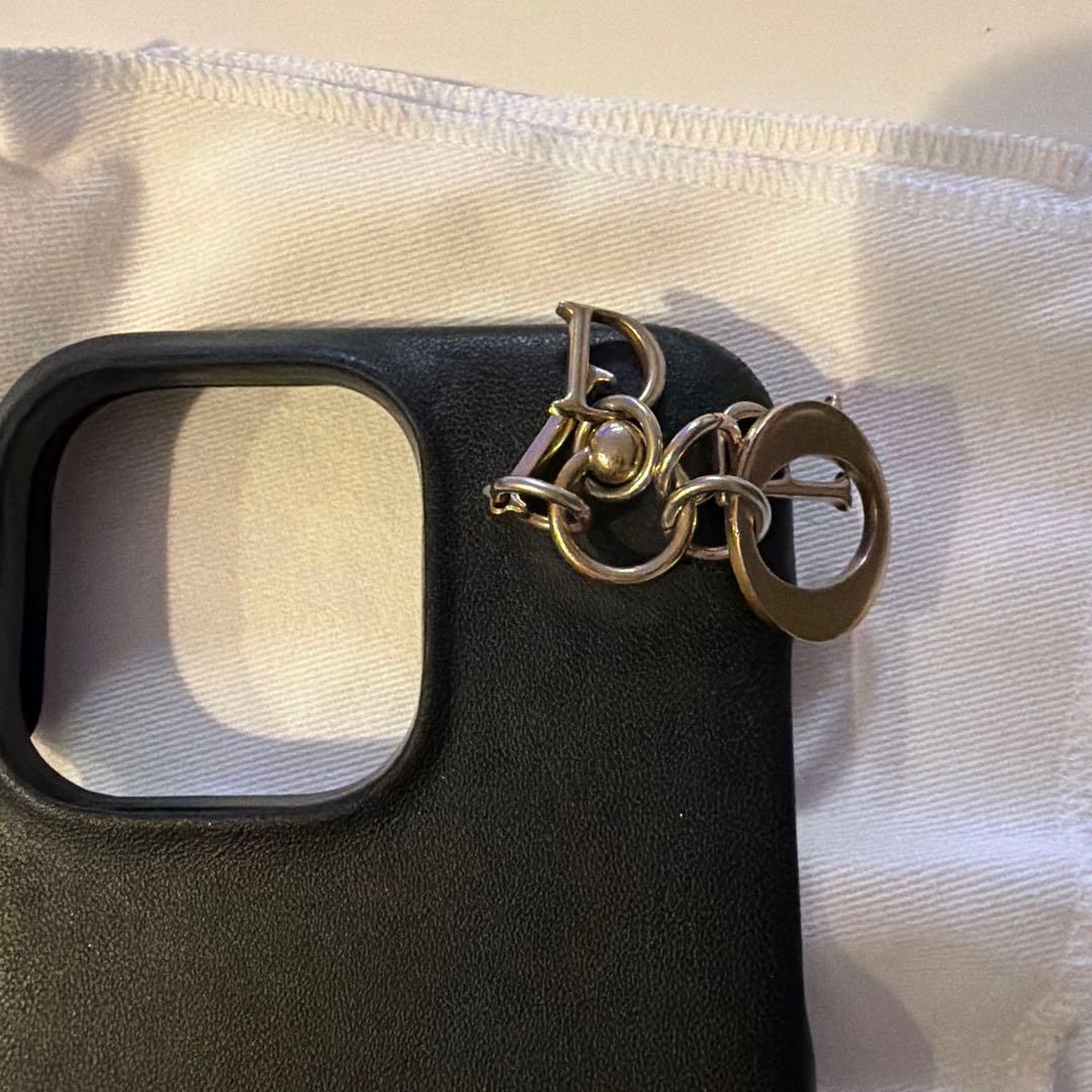 Dior ブラック アイホンケース15Pro MAX