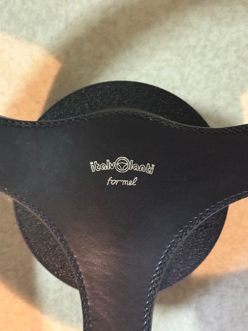 【希少】italvolanti フォーメル　ステアリングホイール ブラック