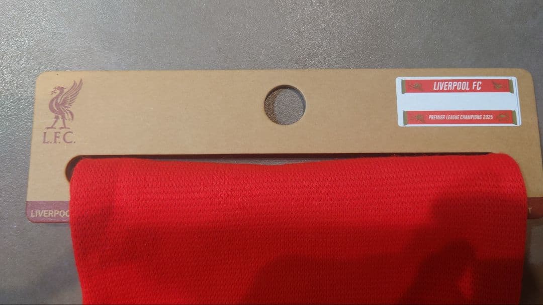 リバプールFC 2025年プレミアリーグチャンピオン記念スカーフ