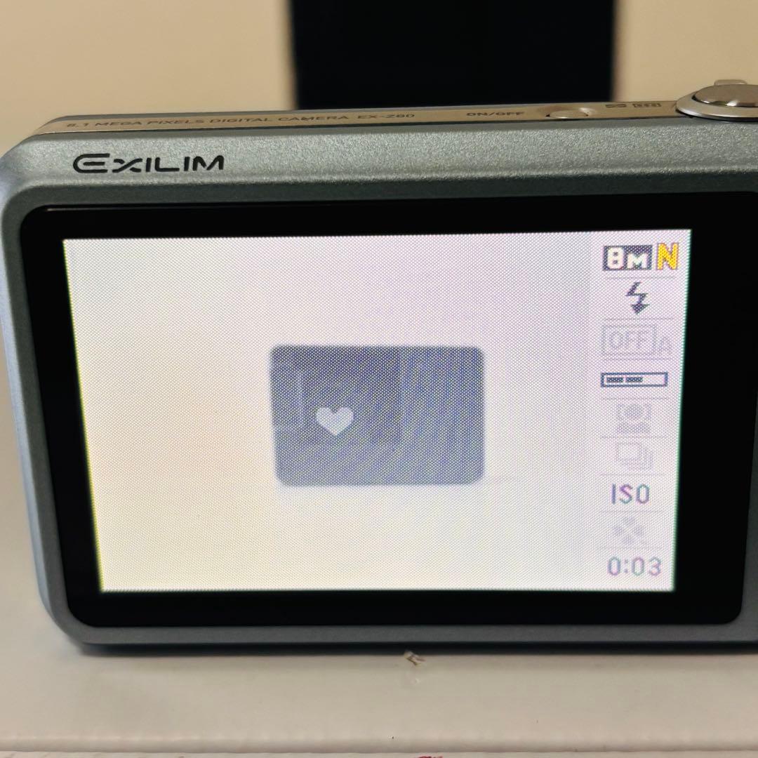 CASIO カシオ EXILIM EX-Z80 ブルーシルバー デジカメ