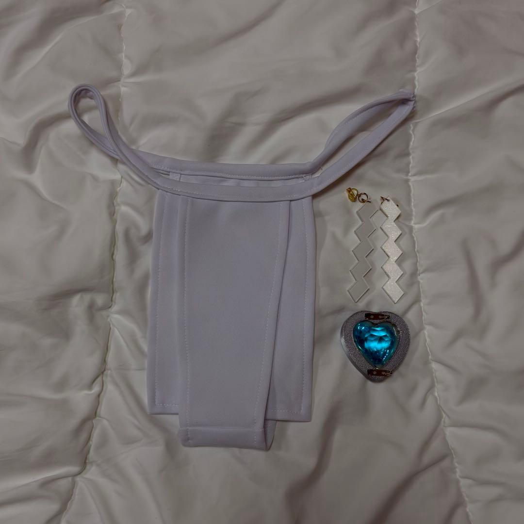 魔法少女にあこがれて マジアアズール 薄氷巫女 水神小夜 コスプレ衣装XL