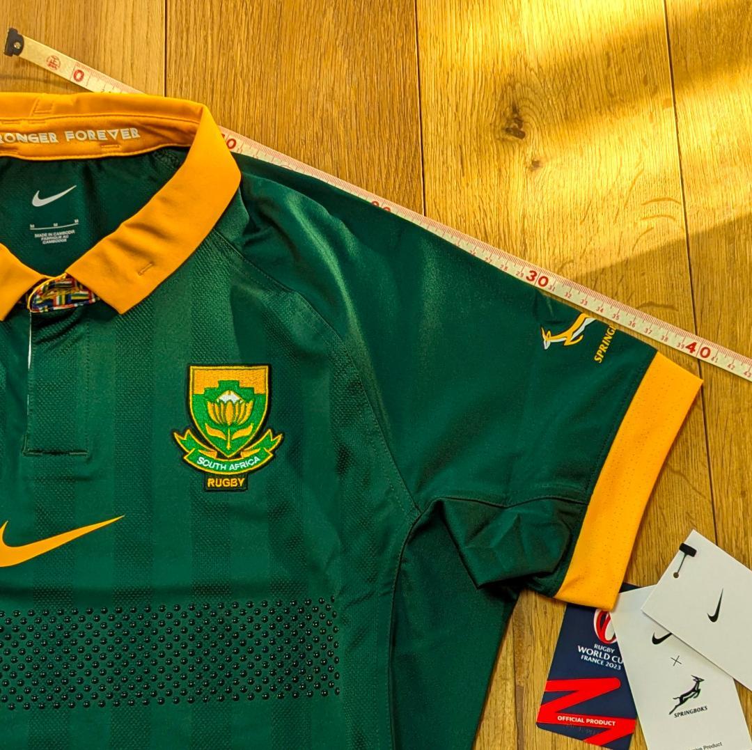 正規★選手仕様★南アフリカ代表スプリングボクス ラグビーワールドカップ ジャージ