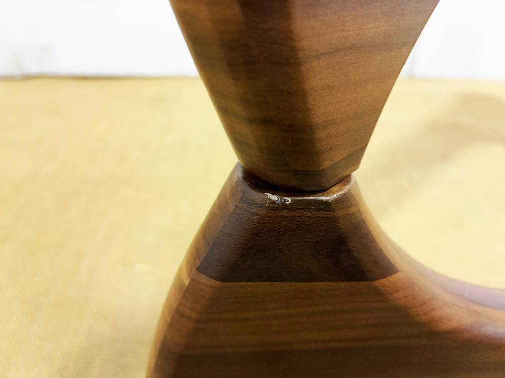 ★コーヒーテーブル ガラス天板 オニギリ型【コーヒーテーブル】FP09